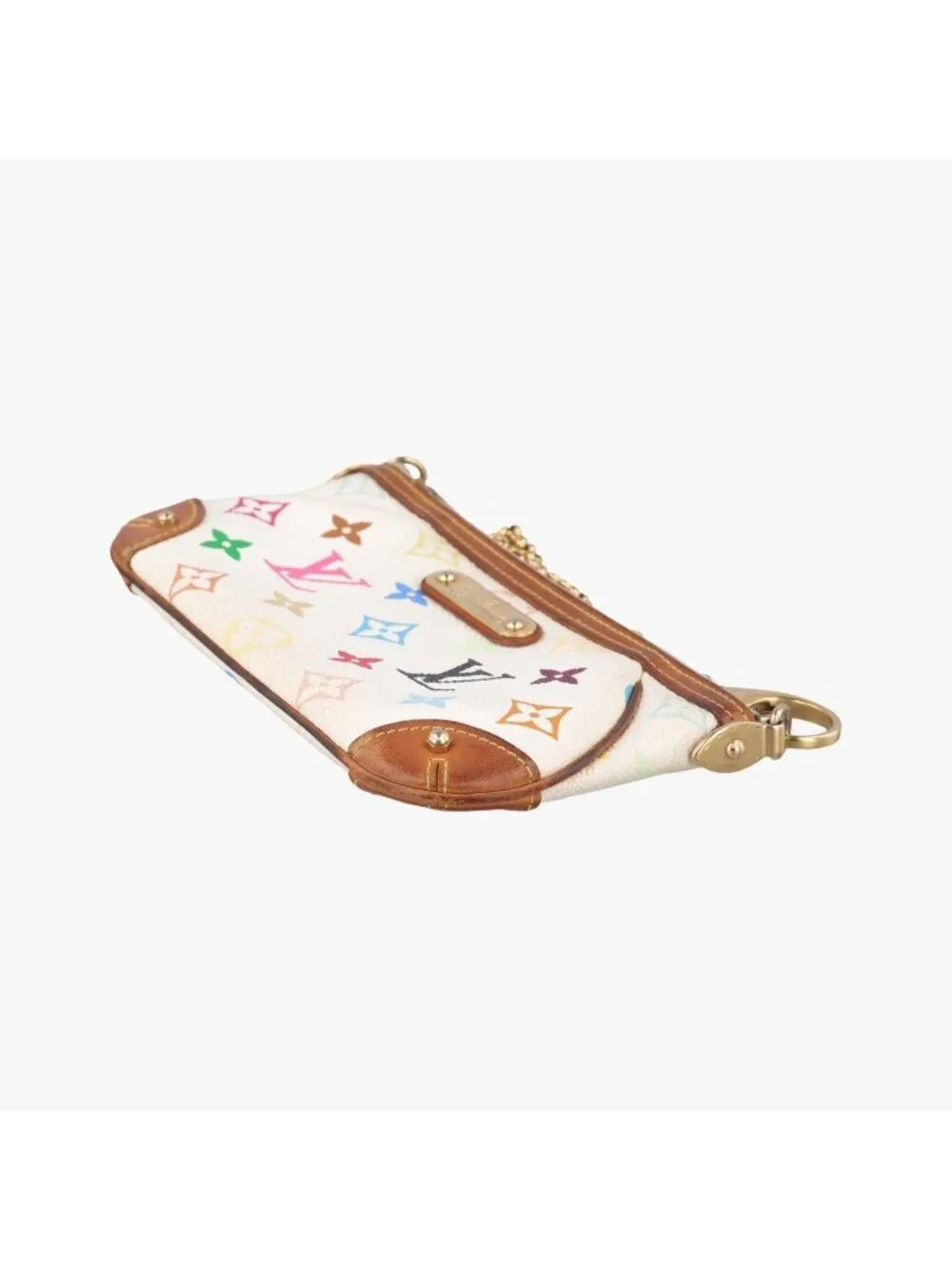 Louis Vuitton Pochette Mirror MM Blanc Monogram Multicolor Shoulder Bag